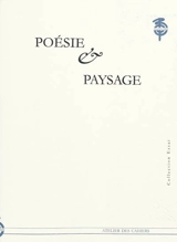 Poésie & paysage : rencontre franco-coréenne : Séoul, 19 mai 2007
