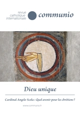 Dieu unique : Communio, n° 269 - Collectif