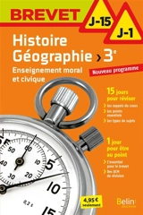 Histoire géographie, enseignement moral et civique 3e : nouveau programme - Floriane Derambure