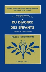 Du divorce et des enfants - Odile Bourguignon