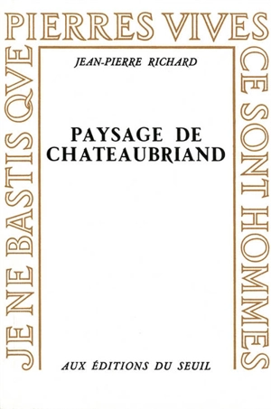 Paysage de Chateaubriand - Jean-Pierre Richard
