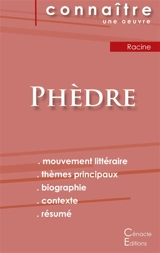 Fiche de lecture Phèdre de Jean Racine (Analyse littéraire de référence et résumé complet) - Racine, Jean