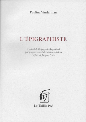 L'épigraphiste - Paulina Vinderman