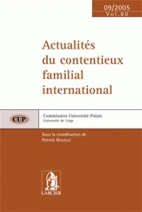 Actualités du contentieux familial international