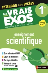 Enseignement scientifique 1re : les vrais exos donnés dans les lycées : réforme du lycée - Nathalie Rozé