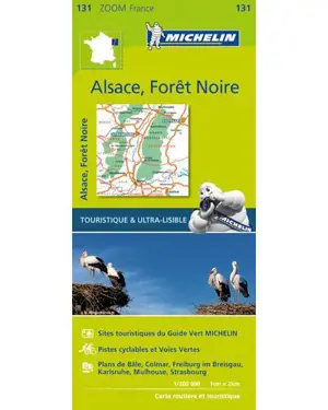 CARTE ZOOM FORET NOIRE, ALSACE, VALLEE DU RHIN - Collectif