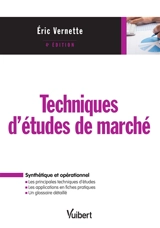 Techniques d'études de marché - Eric Vernette