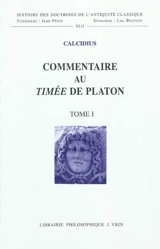 Commentaire au Timée de Platon - Chalcidius