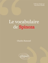 Le vocabulaire de Spinoza - Charles Ramond