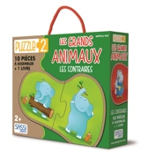 Les grands animaux : les contraires : puzzle 2 - Mathew Neil