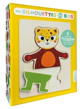 Mes silhouettes en bois : 6 drôles de z'animaux à reconstituer ou à mixer ! - Isabelle Jacqué