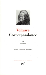 Correspondance. Vol. 9. Juillet 1767-septembre 1769 - Voltaire