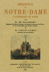 Description de Notre-Dame, cathédrale de Paris - Ferdinand de Guilhermy