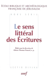 Le sens littéral des Ecritures