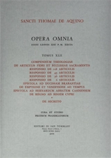 Opuscula. Vol. 3 - Thomas d'Aquin