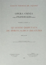 Quaestio disputata de spiritualibus creaturis. Vol. 2 - Thomas d'Aquin