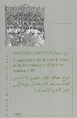 Commentaire sur le livre Lambda de la Métaphysique d'Aristote : chapitres 6-10 - Avicenne