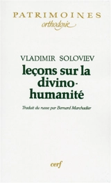 Leçons sur la divino-humanité - Vladimir Sergueevitch Soloviev