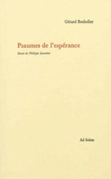 Psaumes de l'espérance - Gérard Bocholier
