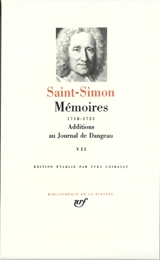 Mémoires. Vol. 7. 1718-1721 - Louis de Rouvroy duc de Saint-Simon