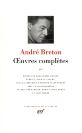 Oeuvres complètes. Vol. 3 - André Breton