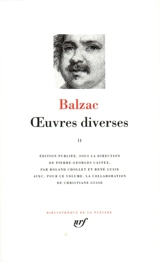 Oeuvres diverses. Vol. 2 - Honoré de Balzac