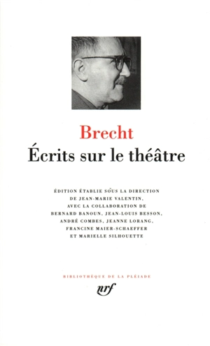 Ecrits sur le théâtre - Bertolt Brecht