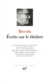 Ecrits sur le théâtre - Bertolt Brecht