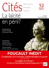 Cités, n° 52. La laïcité en péril ?
