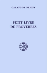 Petit livre de proverbes - Galand de Reigny