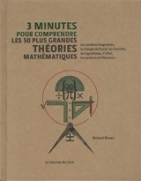 3 minutes pour comprendre les 50 plus grandes théories mathématiques : les nombres imaginaires, le triangle de Pascal, les fractales, les algorithmes, l'infini, les nombres de Fibonacci... - Richard Brown