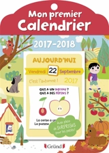 Mon premier calendrier : 2017-2018 - Marion Zoubenko