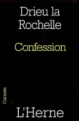 Confession - Pierre Drieu La Rochelle