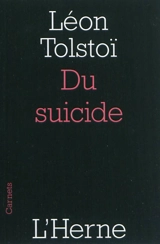 Du suicide - Léon Tolstoï