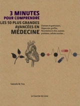 3 minutes pour comprendre les 50 plus grandes avancées en médecine : chamans et guérisseurs, Hippocrate, greffes, fécondation in vitro, scanner, prothèses, cellules souches... - Gabrielle M. Finn