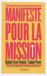 Manifeste pour la mission - Raphaël Cornu-Thénard