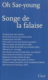 Songe de la falaise : suivi d'un choix de poèmes - Sae-Young Oh