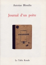 Journal d'un poète - Antoine Blondin