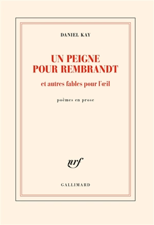 Un peigne pour Rembrandt : et autres fables pour l'oeil : poèmes en prose - Daniel Kay