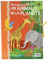 Les animaux de la planète : livre pop-up à 360° - Valentina Manuzzato