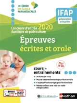 Concours d'entrée auxiliaire de puériculture 2020 : épreuves écrites et orale : IFAP, préparation complète - Christophe Ragot