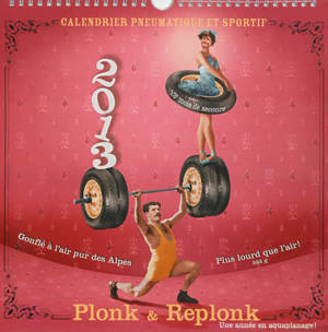 Calendrier pneumatique et sportif 2013 : une année en aquaplanage ! - Plonk et Replonk