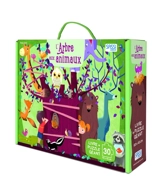 L'arbre aux animaux : livre + puzzle géant - Nadia Fabris