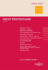 Droit pénitentiaire 2020-2021 - Martine Herzog-Evans