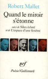 Quand le miroir s'étonne. Silex éclaté. L'Espace d'une fenêtre - Robert Mallet
