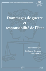 Dommages de guerre et responsabilité de l'Etat : autour de la Charte des sinistrés du 17 avril 1919