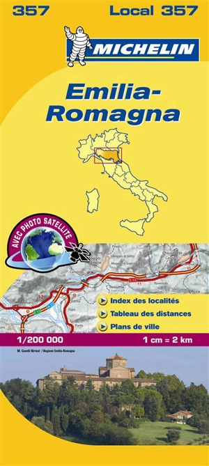 CARTE DEPARTEMENTALE EMILIA-ROMAGNA - Collectif