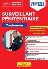 Surveillant pénitentiaire : externe, interne, catégorie C, tout-en-un : concours 2019-2020 - Christophe Blondel Deblangy