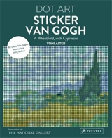 Dot Art Sticker Van Gogh A Wheatfield with Cypresses - Yoni Alter