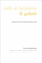 Fable de Polyphème & Galatée - Luis de Gongora y Argote